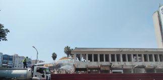 MERSİN ÖĞRETMENEVİ’NİN KONTROLLÜ YIKIMI GERÇEKLEŞTİ