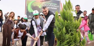 VALİ ATİLLA TOROS FİDAN DİKME ETKİNLİĞE KATILDI