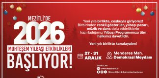 MEZİTLİ BELEDİYESİ YENİ YILI DEMOKRASİ MEYDANI’NDA COŞKUYLA KUTLAYACAK