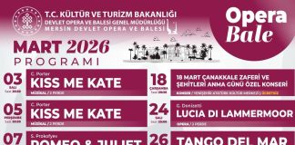Mersin Devlet Opera ve Balesi Mart Programı