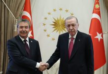 BAŞBAKAN ÜNAL ÜSTEL ANKARA’DA TÜRKİYE CUMHURBAŞKANI RECEP TAYYİP ERDOĞAN VE CUMHURBAŞKANI YARDIMCISI CEVDET YILMAZ İLE BİR ARAYA GELDİ