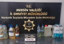 MERSİN’DE UYUŞTURUCUYA OPERASYON: 27 LİTRE METAMFETAMİN ELE GEÇİRİLDİ