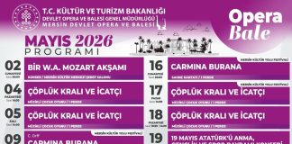 Mersin Devlet Opera ve Balesi Mayıs Programı