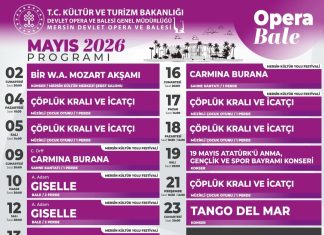 Mersin Devlet Opera ve Balesi Mayıs Programı