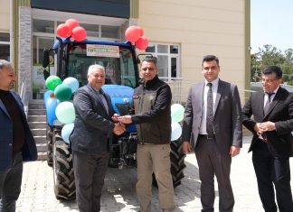 GÜLNAR’DA ORKÖY DESTEKLERİ BAŞLADI: TRAKTÖR KREDİSİ TESLİM EDİLDİ