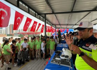 JANDARMADAN ÖĞRENCİLERE TANITIM FAALİYETİ