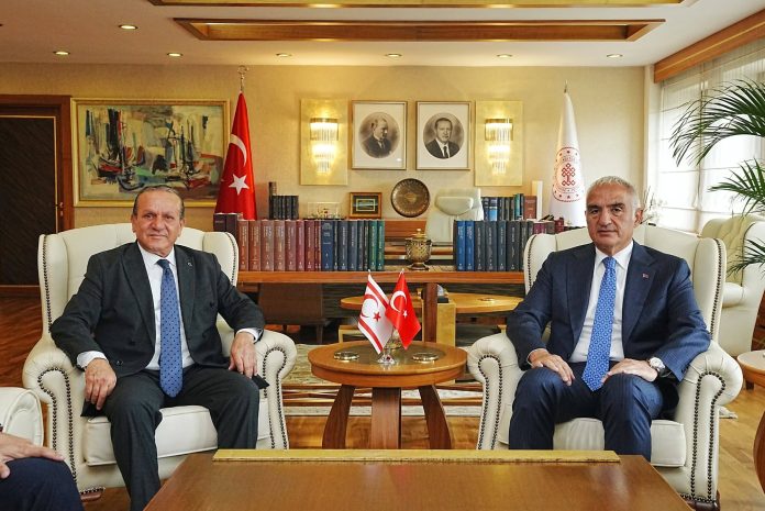 Ataoğlu, Türkiye Kültür ve Turizm Bakanı Ersoy ile görüştü