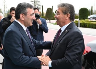 BAŞBAKAN ÜNAL ÜSTEL, BAKANI YAŞAR GÜLER İLE BİR ARAYA GELDİ