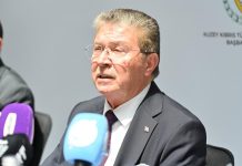 BAŞBAKAN ÜNAL ÜSTEL BAKÜ’DE DÜZENLENEN BASIN TOPLANTISINDA KONUŞTU