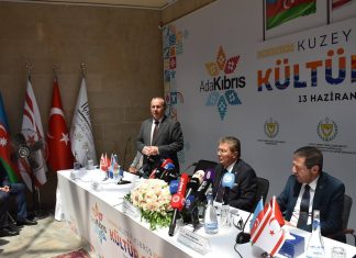 ÜSTEL, ATAOĞLU VE FEYZİYEV, BAKÜ’DE BASIN MENSUPLARI İLE BİR ARAYA GELDİ