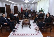 VALİMİZ SAYIN ATİLLA TOROS, ÇEVRE, ŞEHİRCİLİK VE İKLİM DEĞİŞİKLİĞİ İL MÜDÜRÜ HASAN ALAN VE BERABERİNDEKİ HEYET İLE GÖRÜŞTÜ