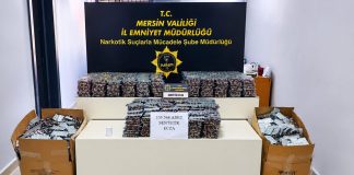 MERSİN’DE NARKOTİK OPERASYONU: 155 BİN 568 ADET SENTETİK ECZA HAPI ELE GEÇİRİLDİ