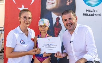 MEZİTLİ BELEDİYESİ YÜZME KURSLARINDA 5. DÖNEM TAMAMLANDI