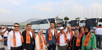 Mersin Teşkilatı, AK Parti’nin 25. Kuruluş Yıl Dönümü İçin Ankara’ya Yola Çıktı