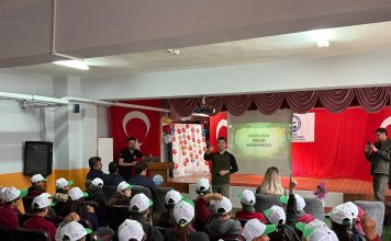 Öğrencilere Orman Yangınları ve 112 Acil Çağrı Hattı Eğitimi