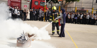 İL MİLLÎ EĞİTİM MÜDÜRÜ MUHAMMED ÖZDEMİRCİ, “AFET FARKINDALIK EĞİTİMİ VE TATBİKATI” PROGRAMINA KATILDI
